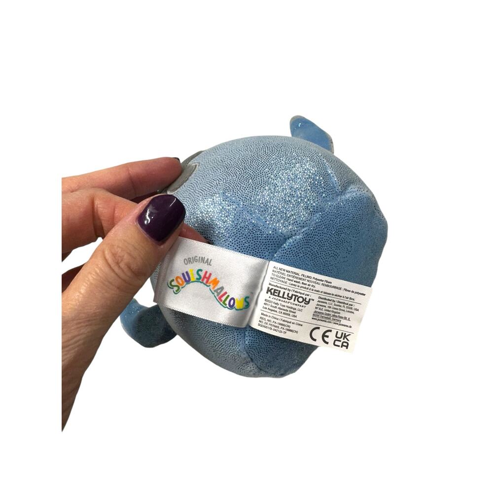 Stitch Squishmallow Kellytoy Plush Disney 100 Anniversary‎ Metallic Sti - Picture 3 of 4